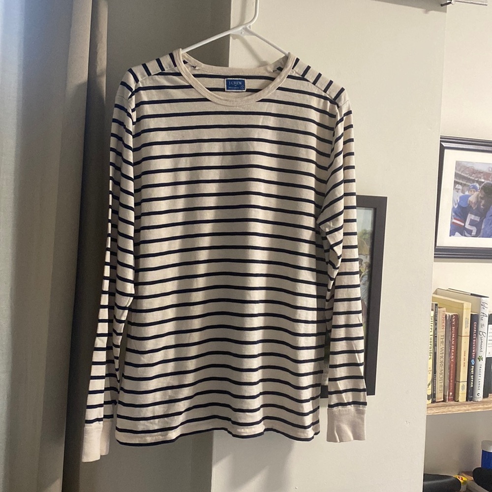 J Crew striped long sleeve